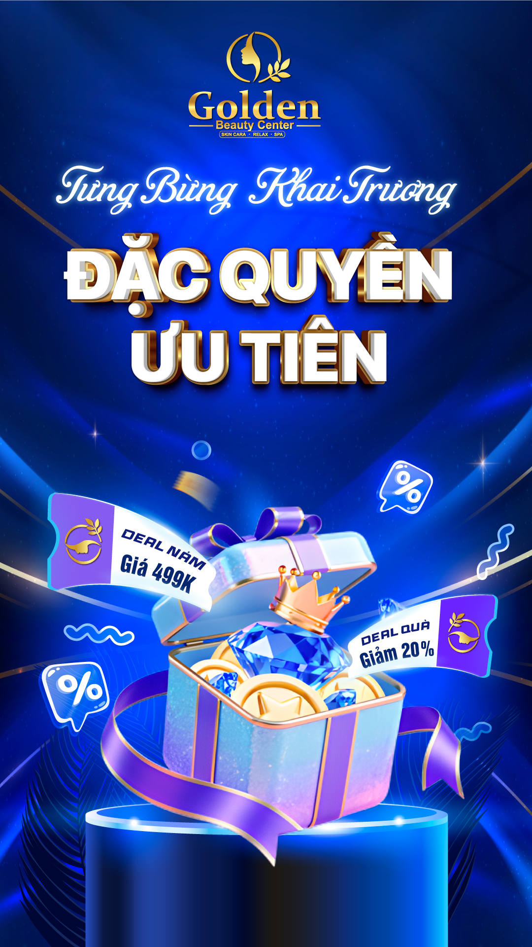 Golden Beauty Center Banner (Mobile)
