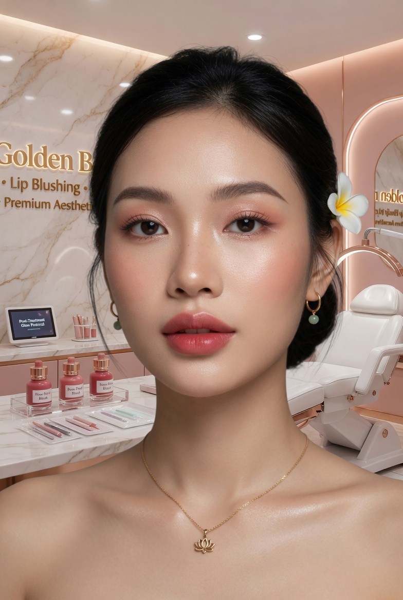 Phun môi thẩm mỹ